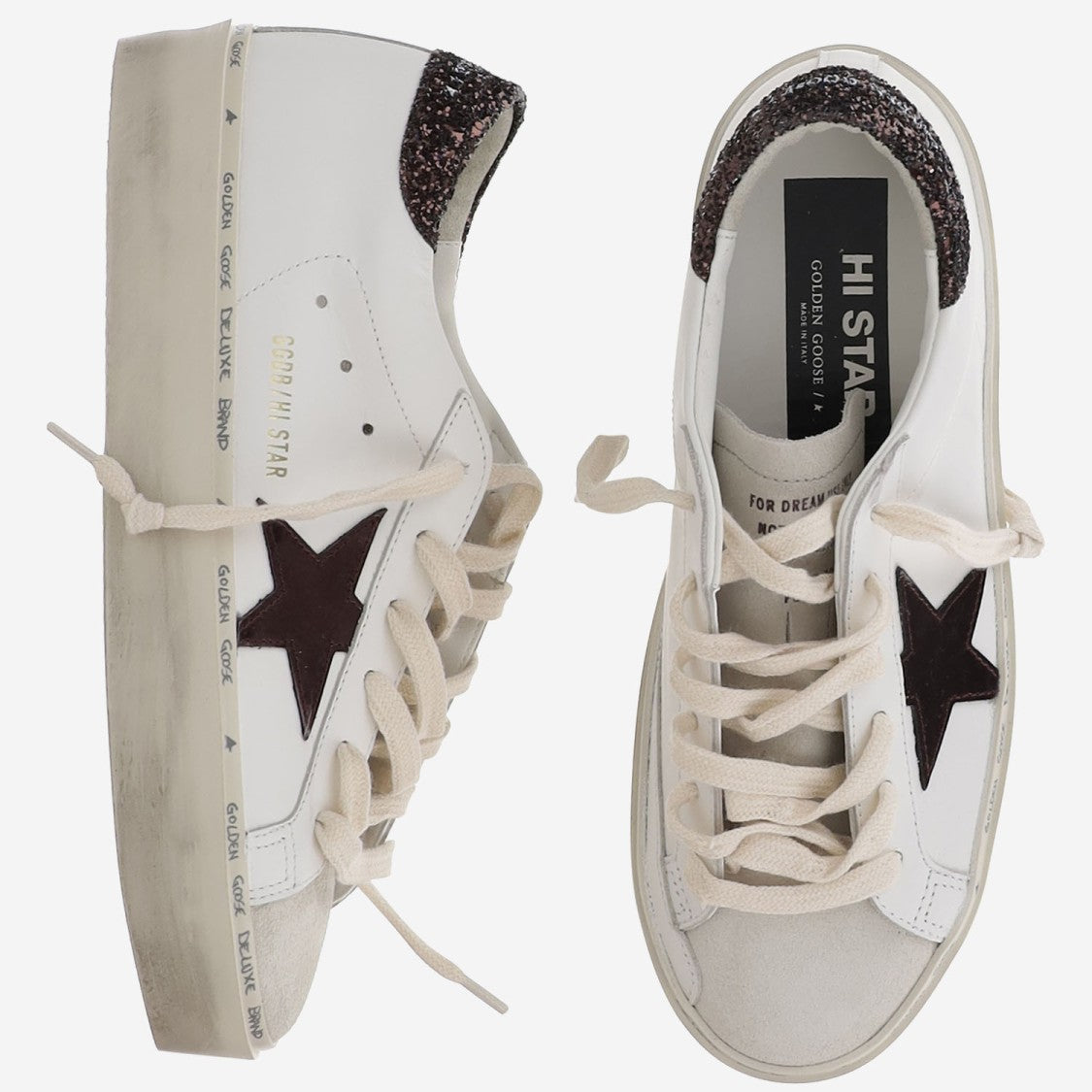 Golden Goose Ball Star Leather Sneakers