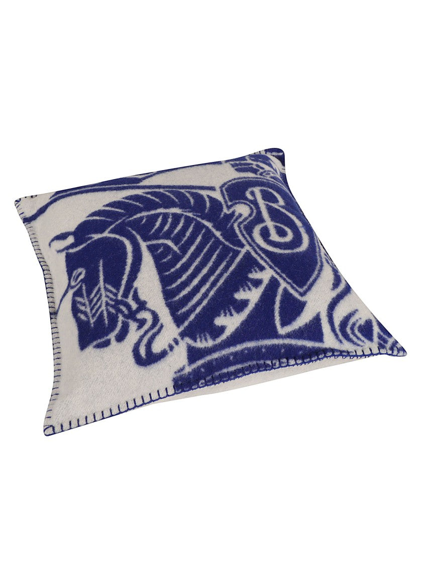 Burberry Equestrian Motif Decorative Pillow