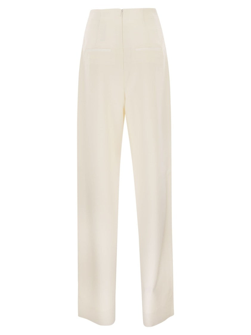 Max Mara Balta High-Waisted Wool Trousers