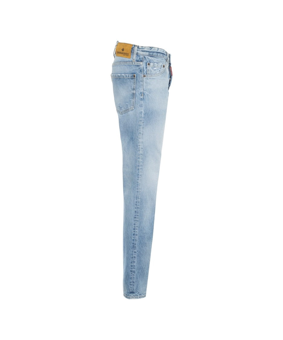 Dsquared2 Light Blue Slim-Fit Jeans