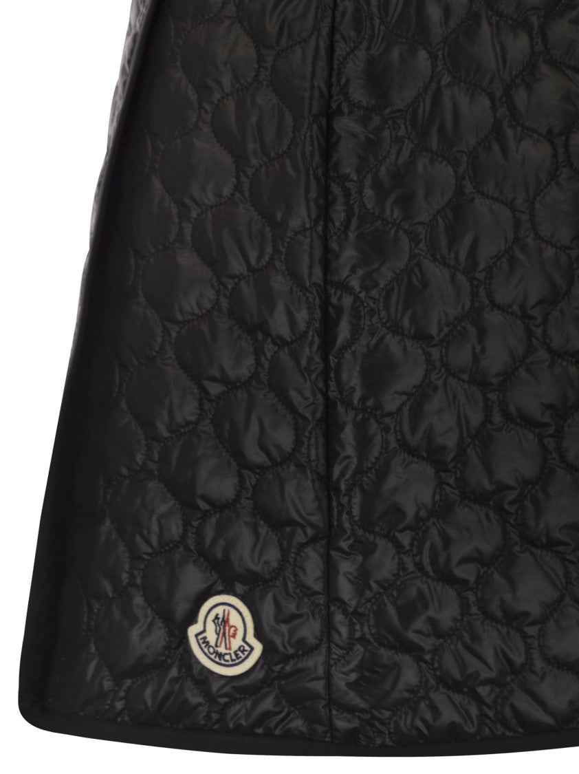 Moncler Padded Miniskirt With Square Quilting