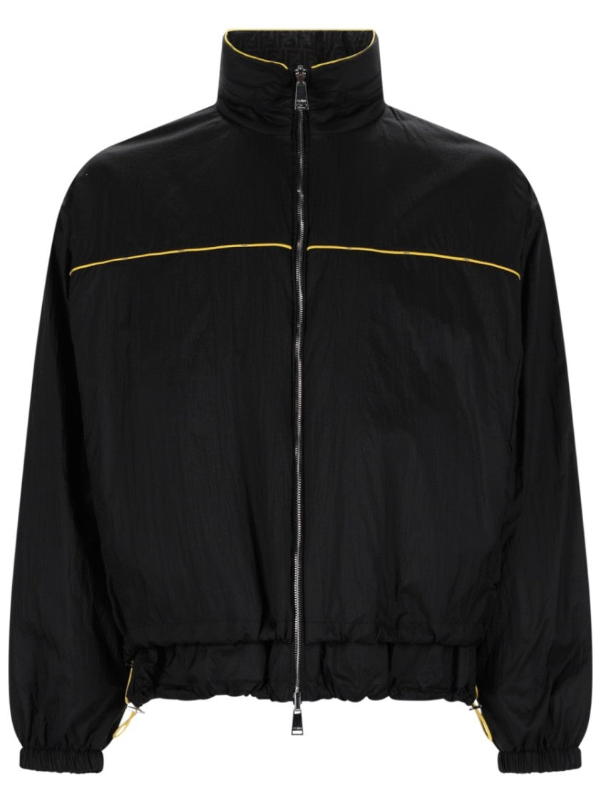 Fendi Reversible Windbreaker Jacket With Monogram Detailing
