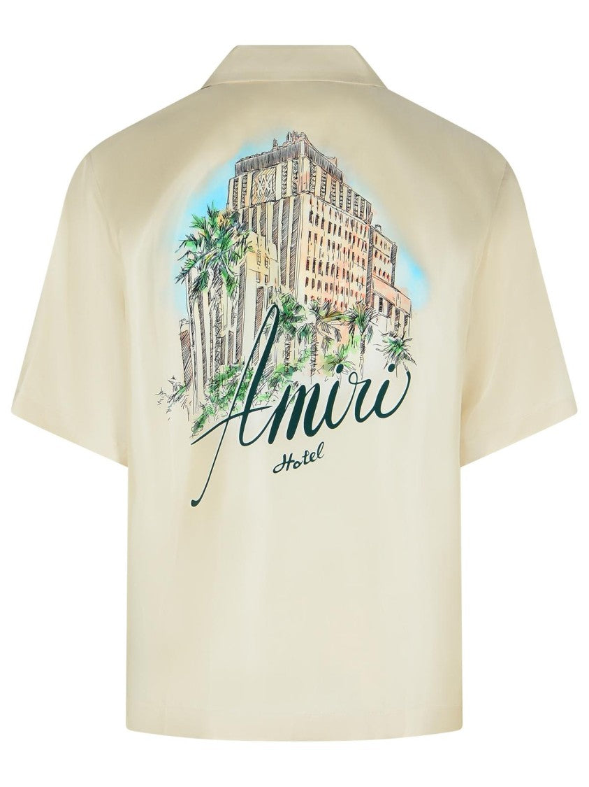 Amiri Silk Short-Sleeve Shirt