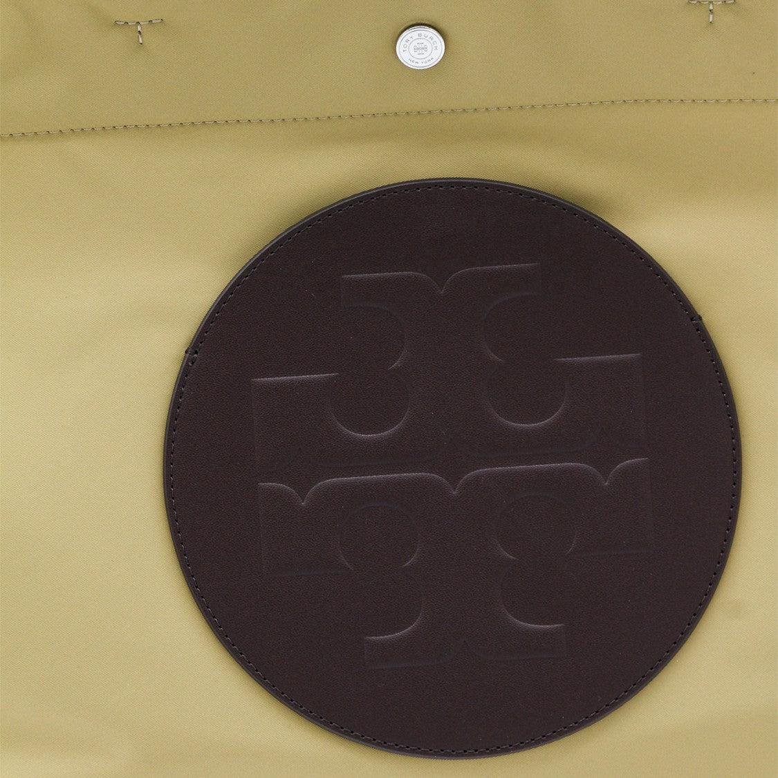 Tory Burch Signature Logo Beige Tote
