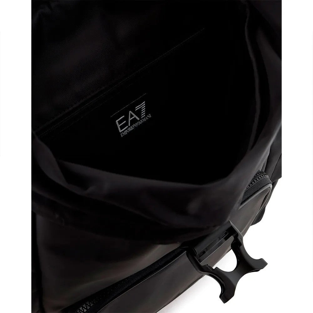 Emporio Armani Structured Black Backpack