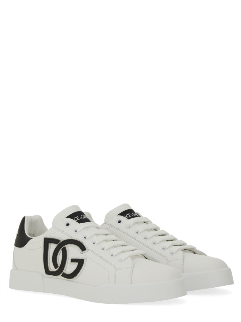 Dolce & Gabbana Portofino Leather Sneaker
