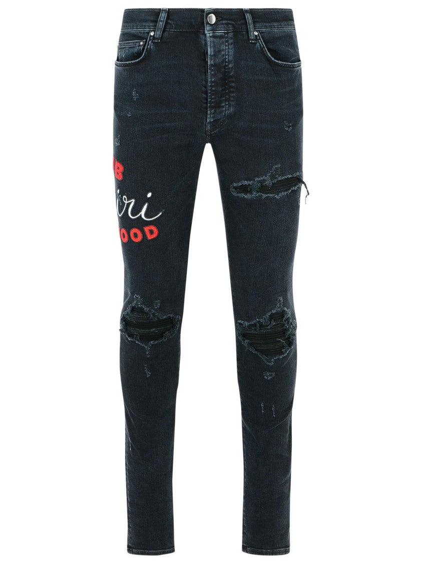 Amiri Black Cotton Jeans
