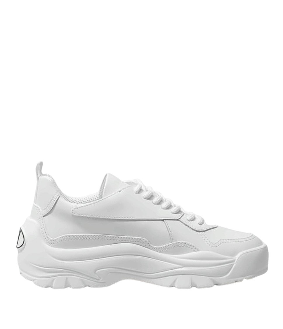 Valentino Garavani Chunky White Sneakers With Smooth Cowhide Leather