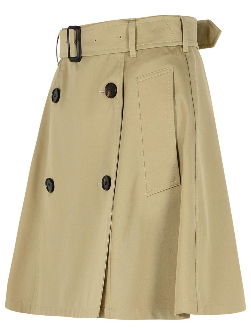Burberry 'Quill' Cotton Skirt