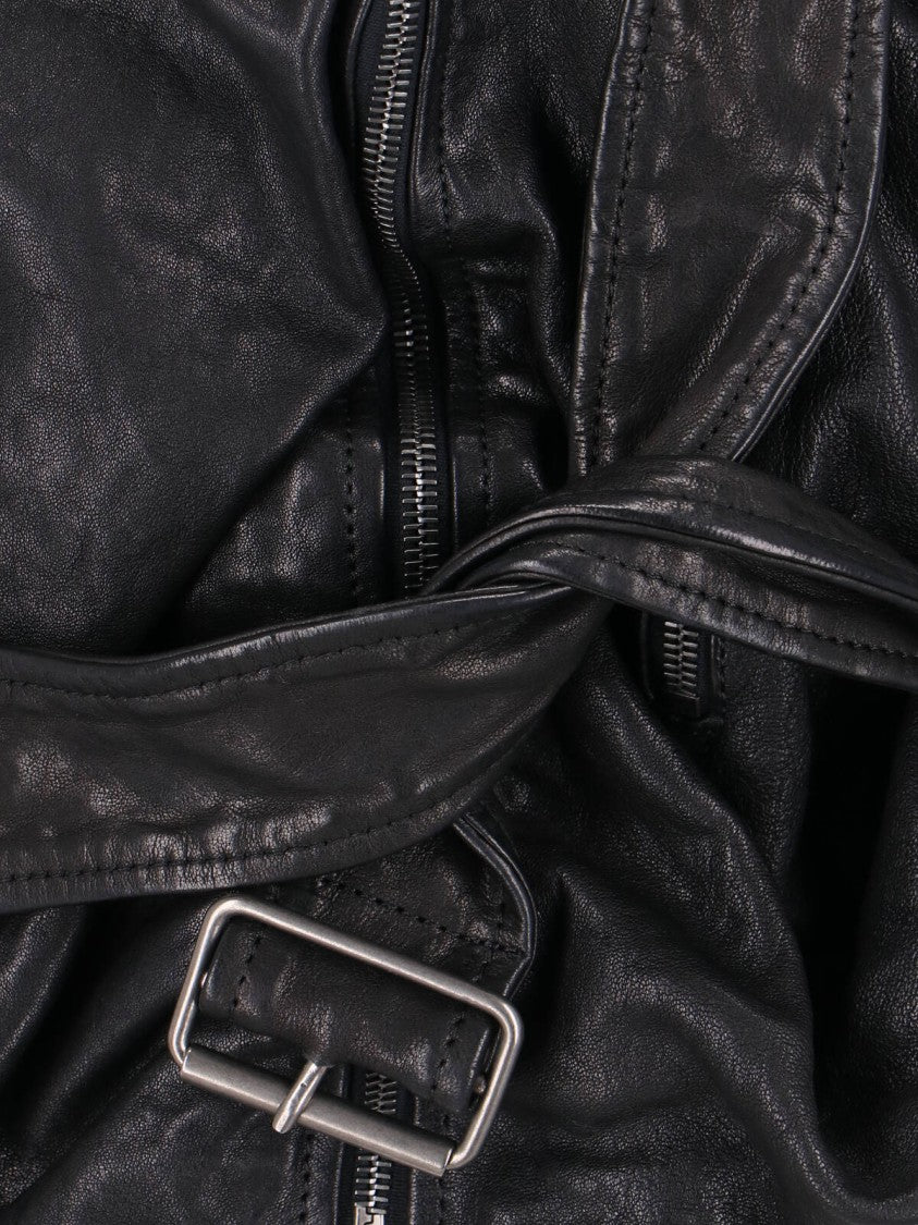 Diesel L-Oys Leather Jacket – Black