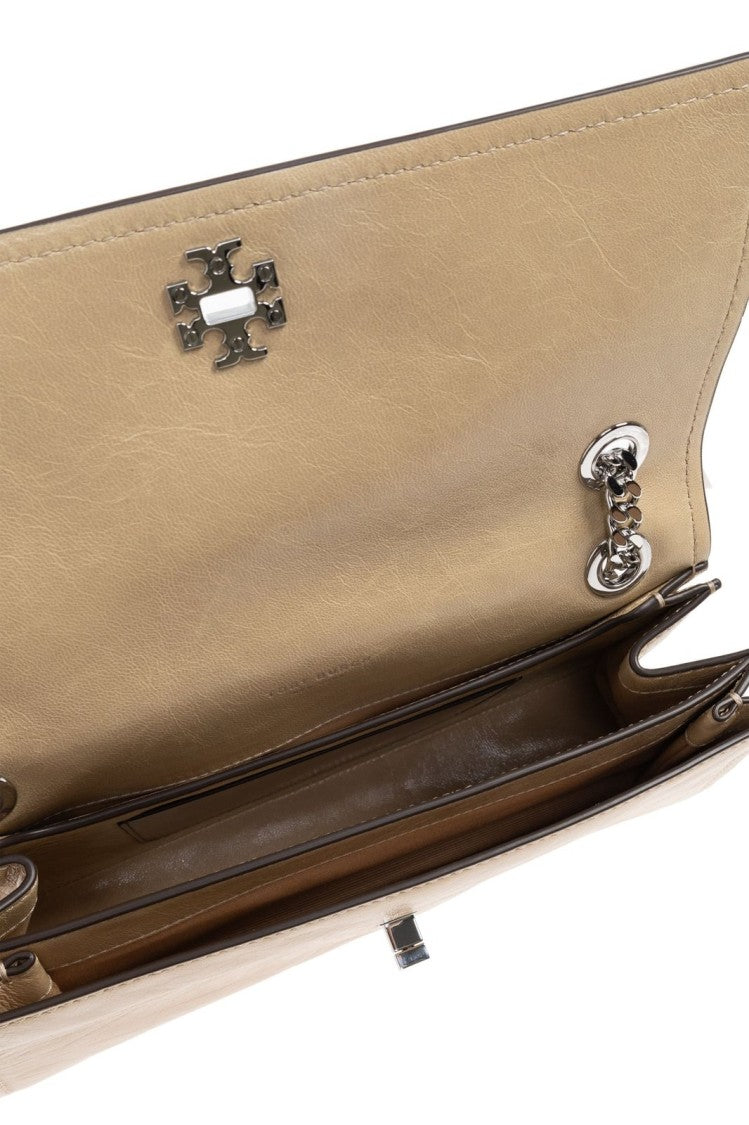 Tory Burch Beige Baguette Shoulder Bag