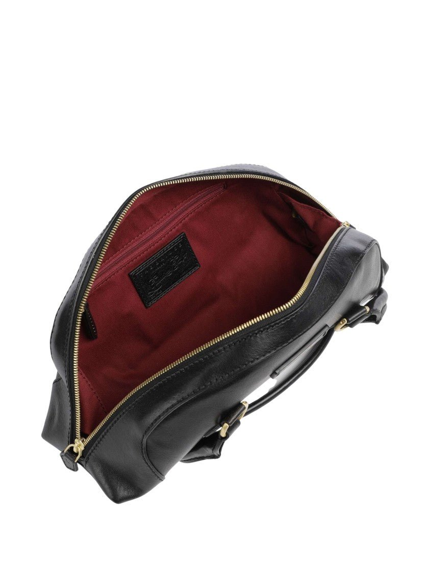 The Bridge Elongated Handbag In Fine Grain Calf Leather