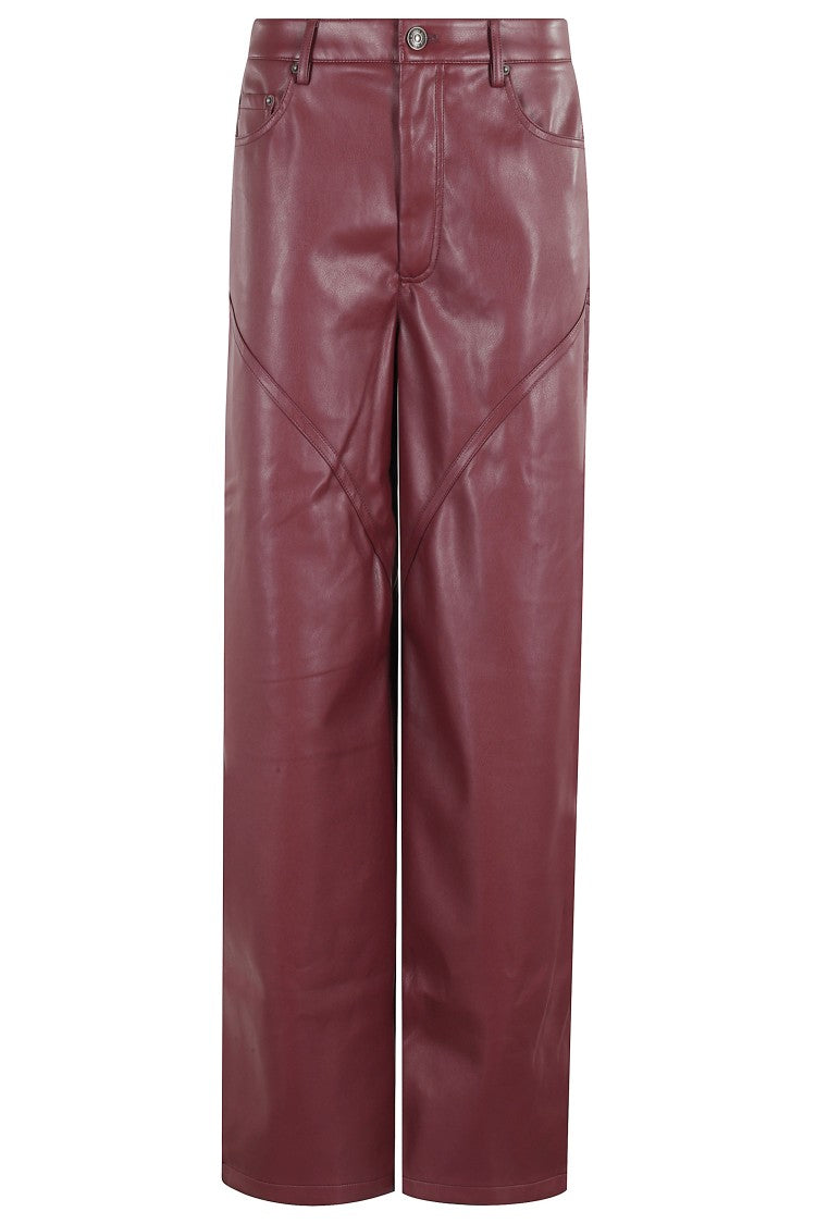 Rotate Mid-Waisted Piping Pants