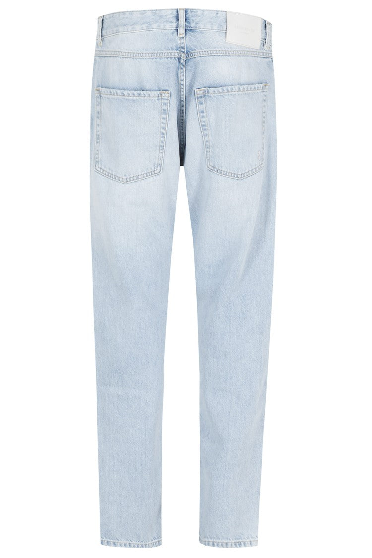 Icon Denim Light Blue Kanye Five-Pocket Straight-Leg Jeans