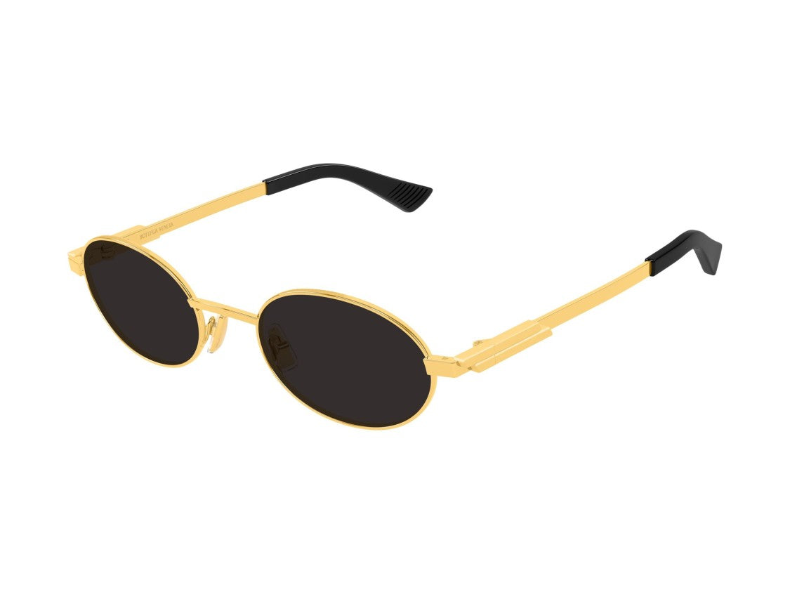 Bottega Veneta Gold Bv1470s Metal Round Sunglasses