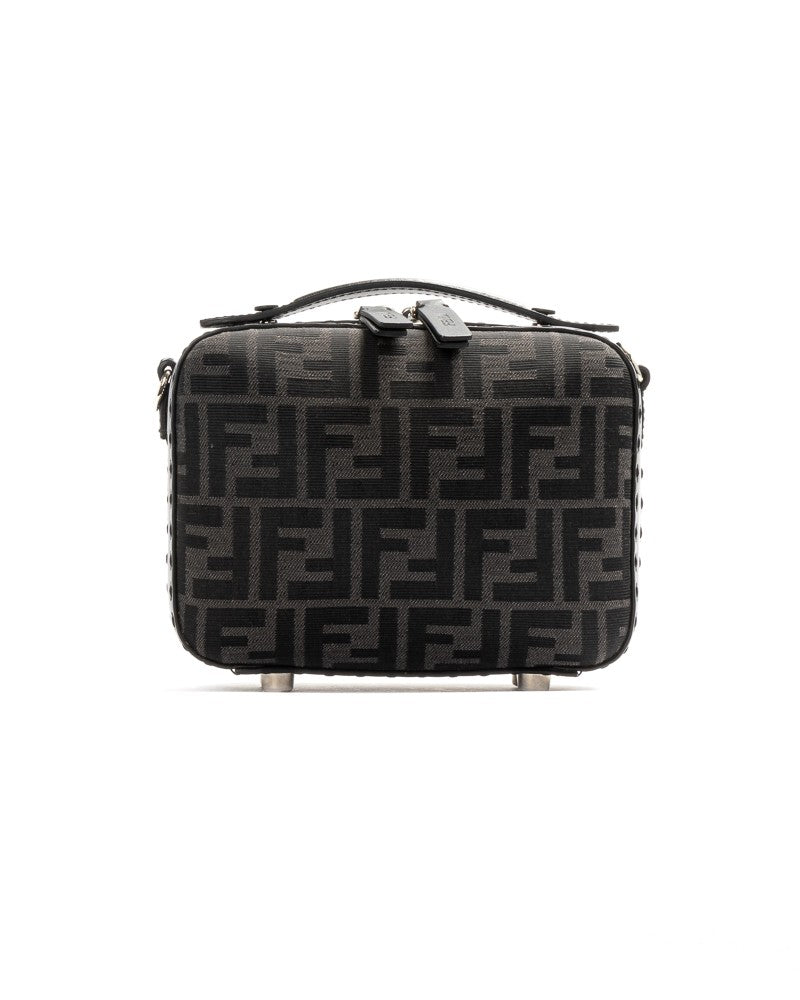 Fendi Suitcase Zip Ff Logomania Nero