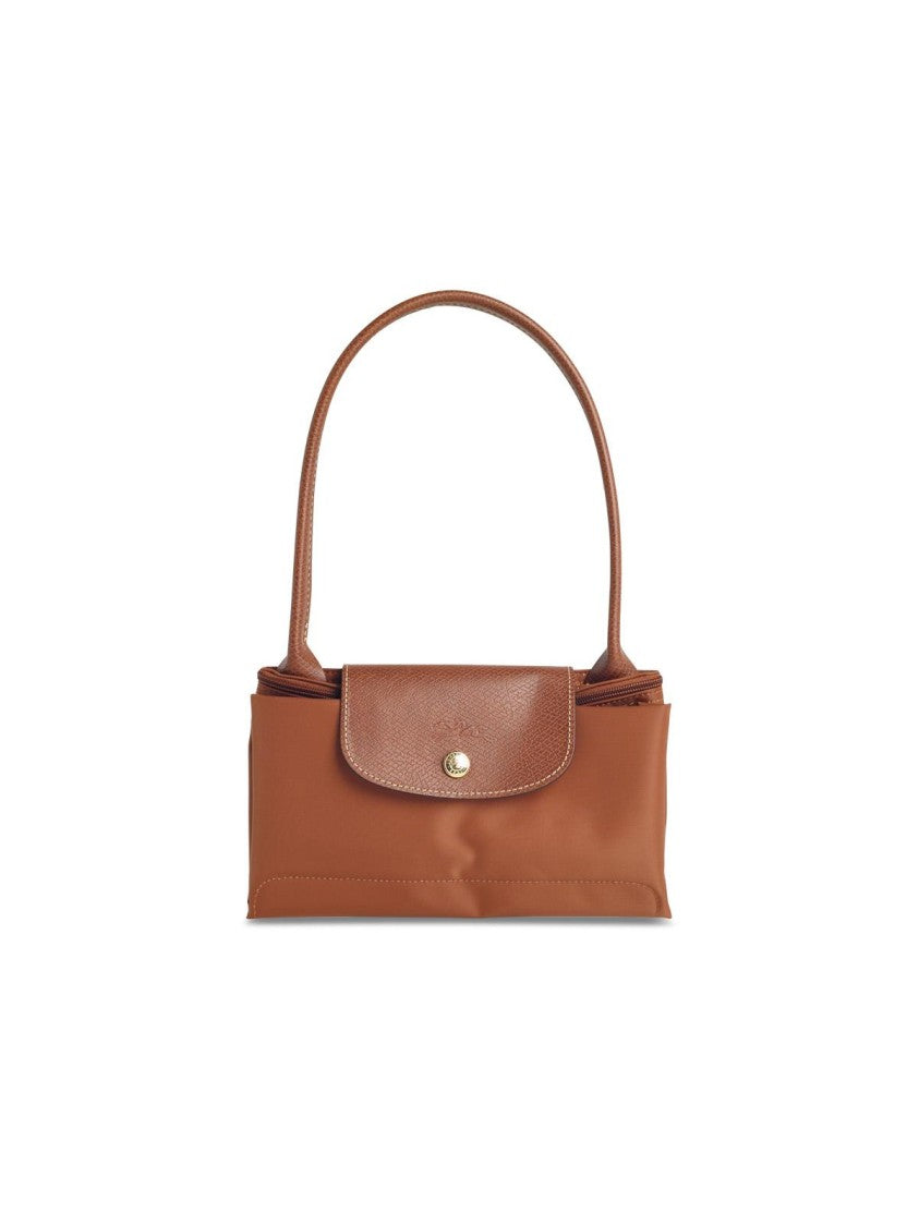 Longchamp 'M Le Pliage Original' Cognac Tela Shoulder Bag
