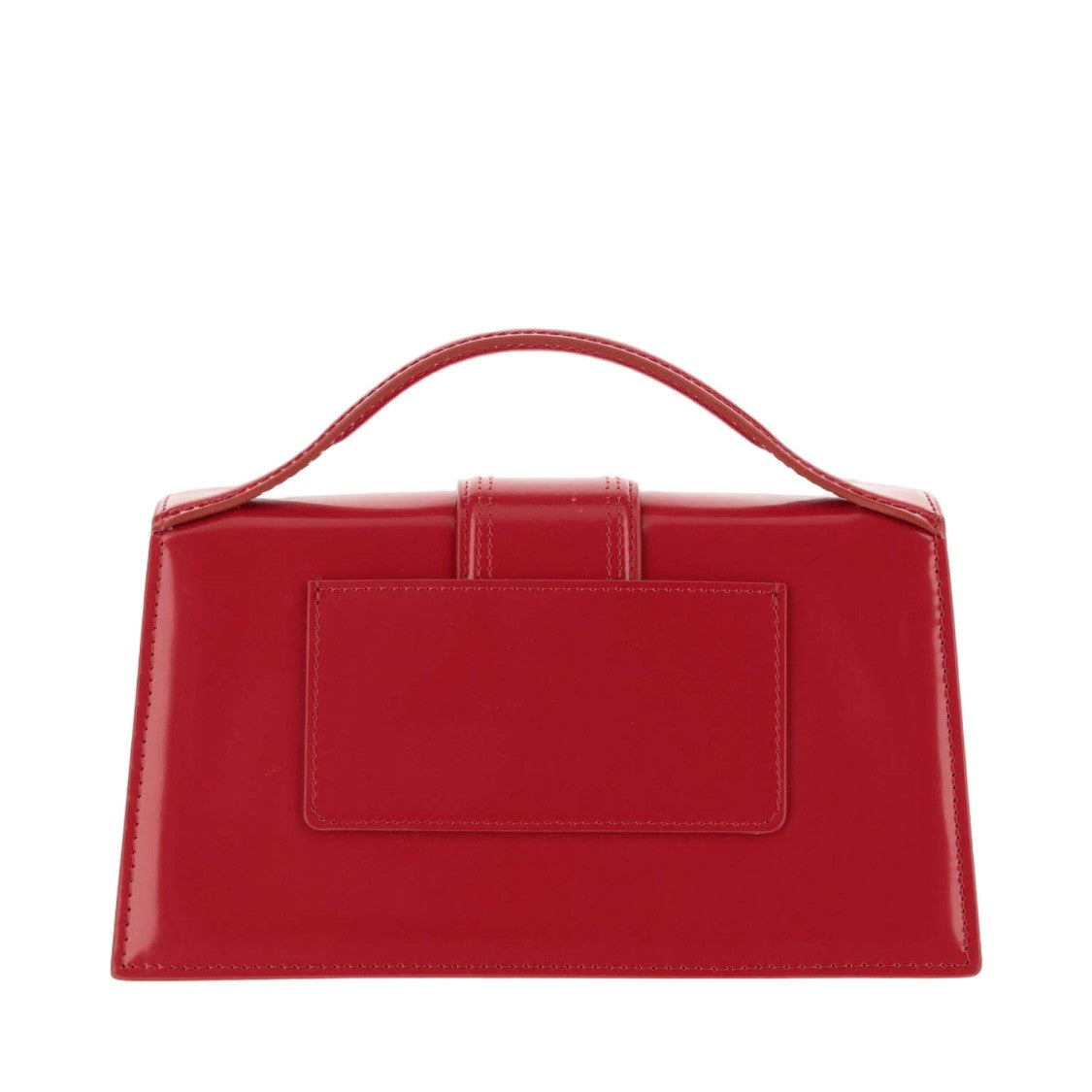 Jacquemus Red Leather Top Handle Bag