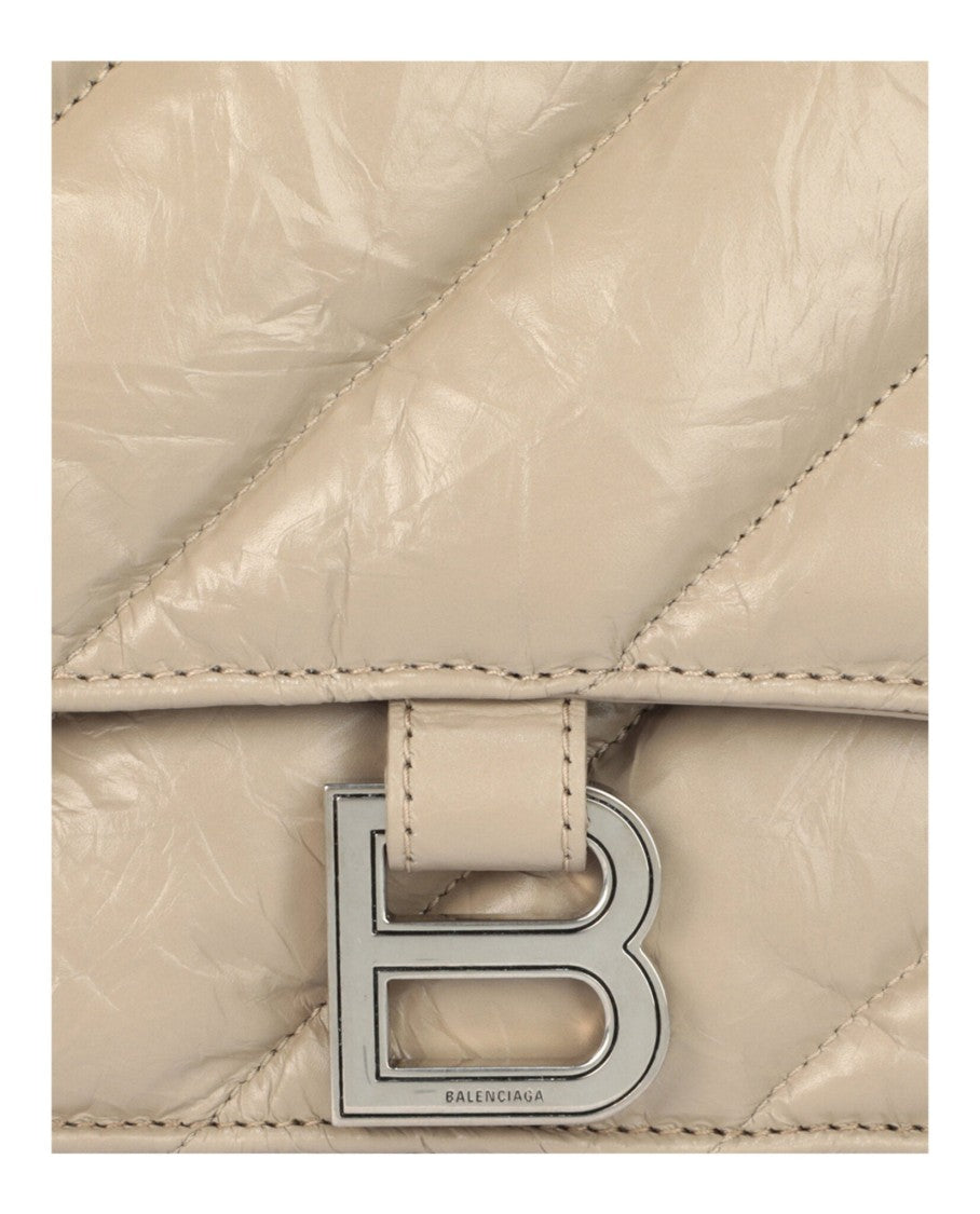 Balenciaga Quilted Chain Shoulder Bag With Convertible Strap