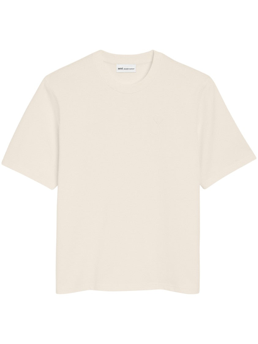 Ami Paris Big Embossed T-Shirt With Relaxed Fit