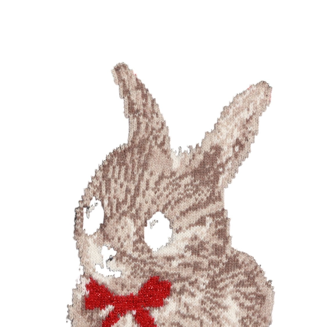 Ganni Detailed Knitted Bunny Sweater