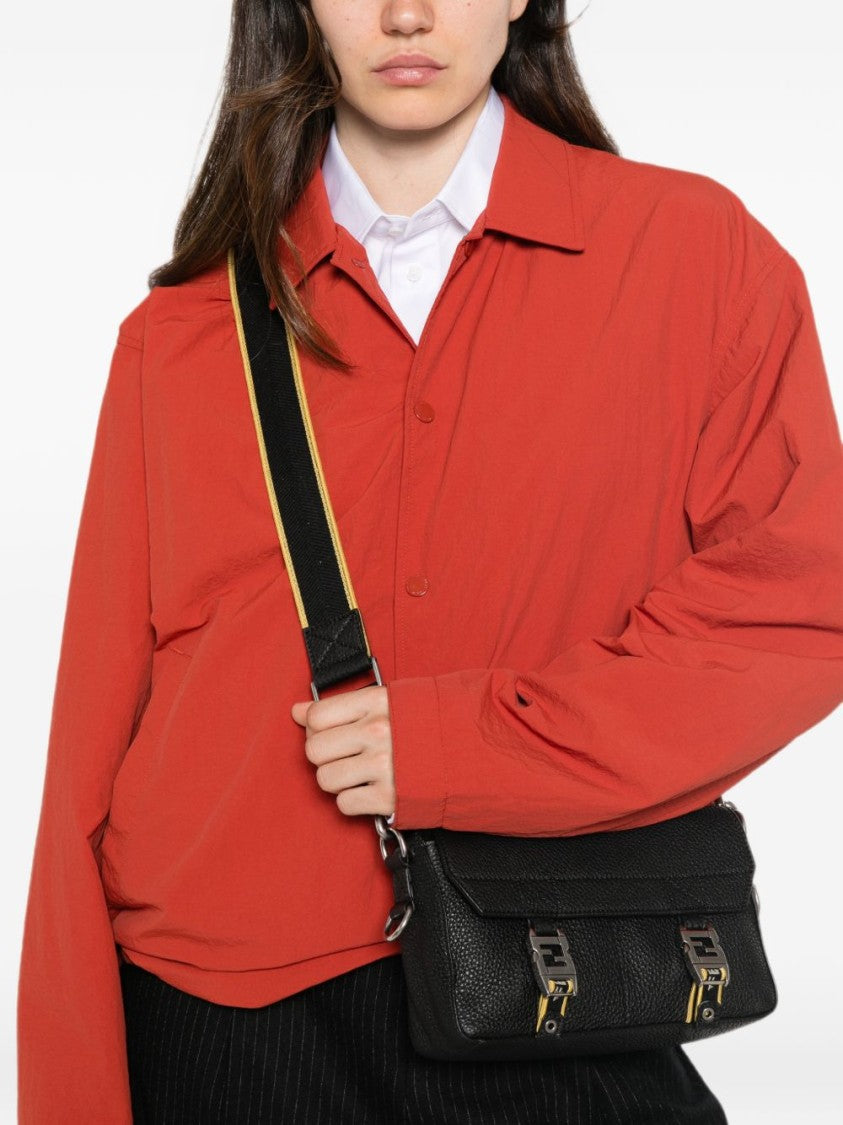 Fendi Rectangular Black Leather Bag