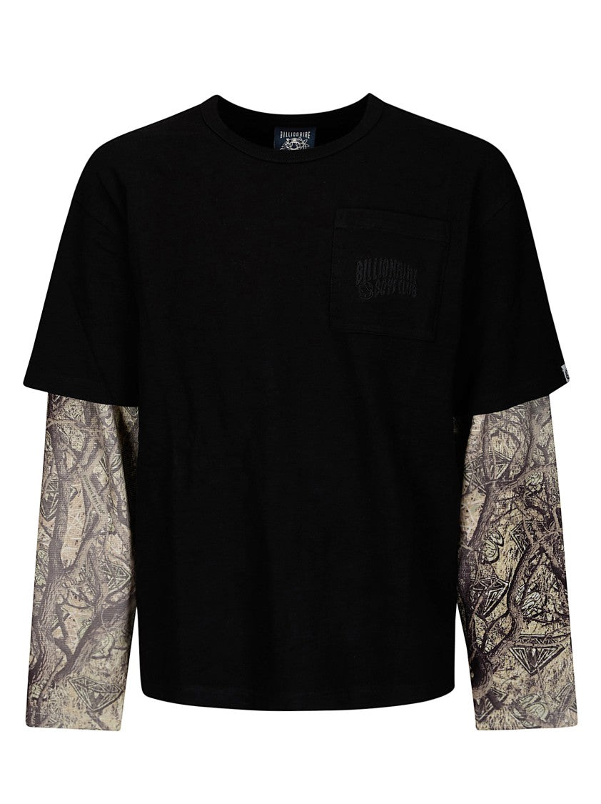 Billionaire Boys Club Diamonds & Dollars Tree Camo Mock Ls T-Shirt