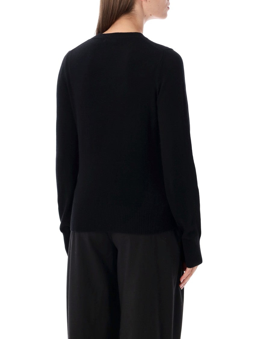 Rhea Relaxed-Fit Ribbed Crewneck Knit Sweater