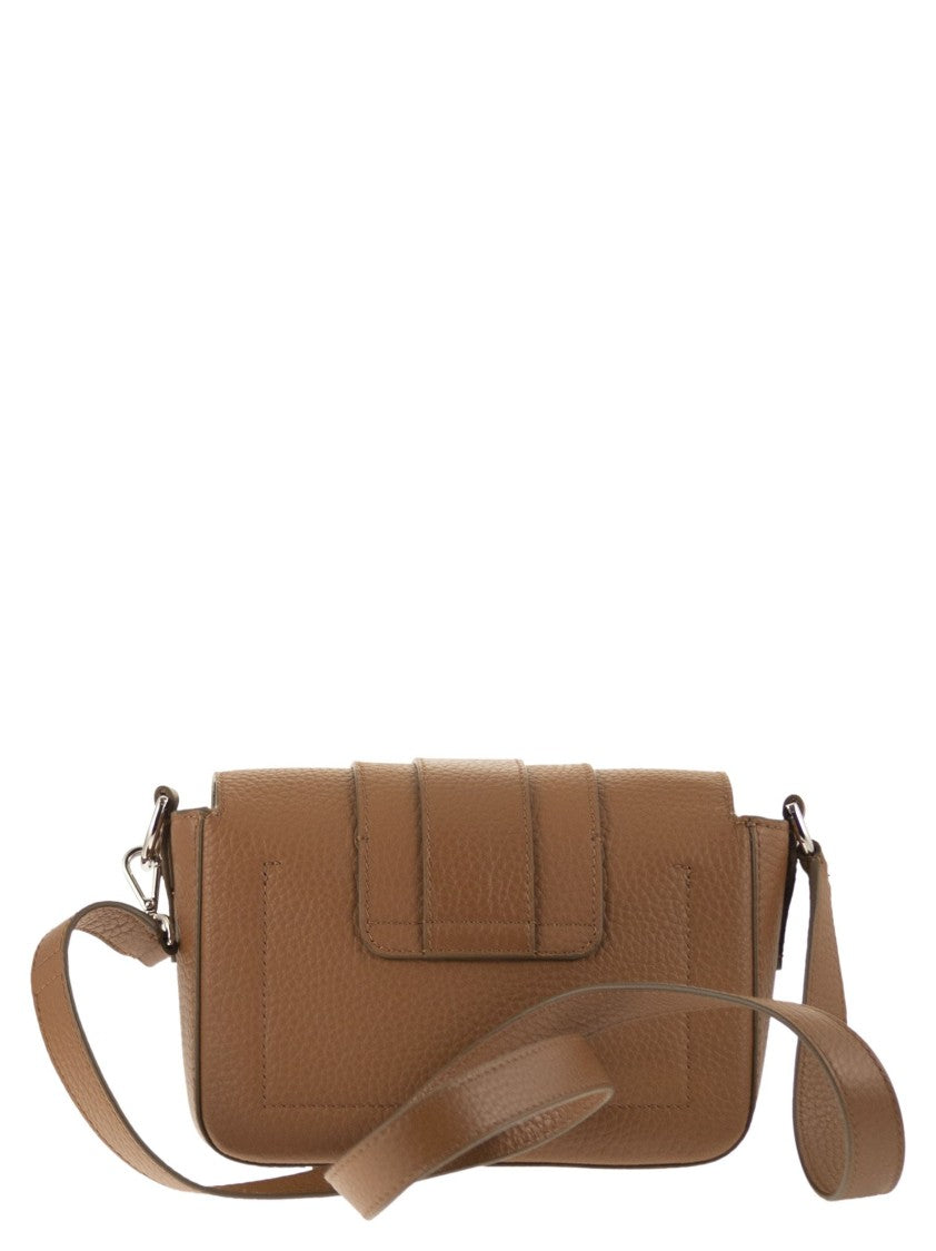 Hogan Trendy Leather Flap Bag