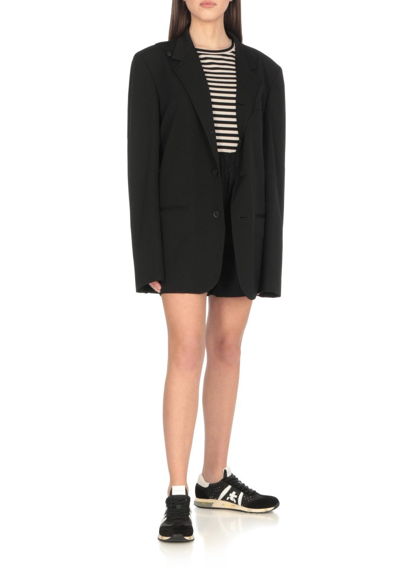 Premiata Black Lucyd 7414 Perforated Sneakers