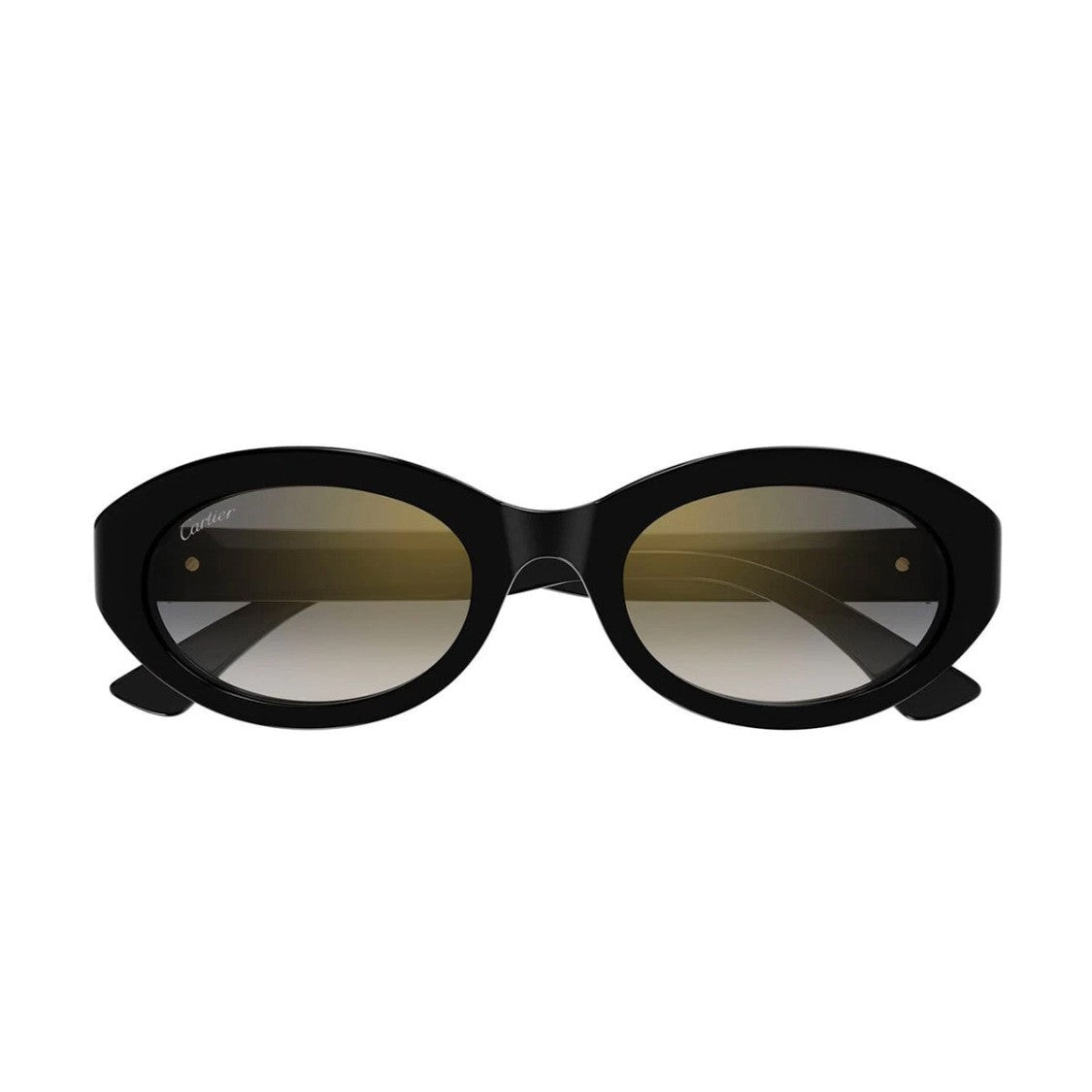 Cartier Black C De Cartier Recycled Acetate Almond Sunglasses