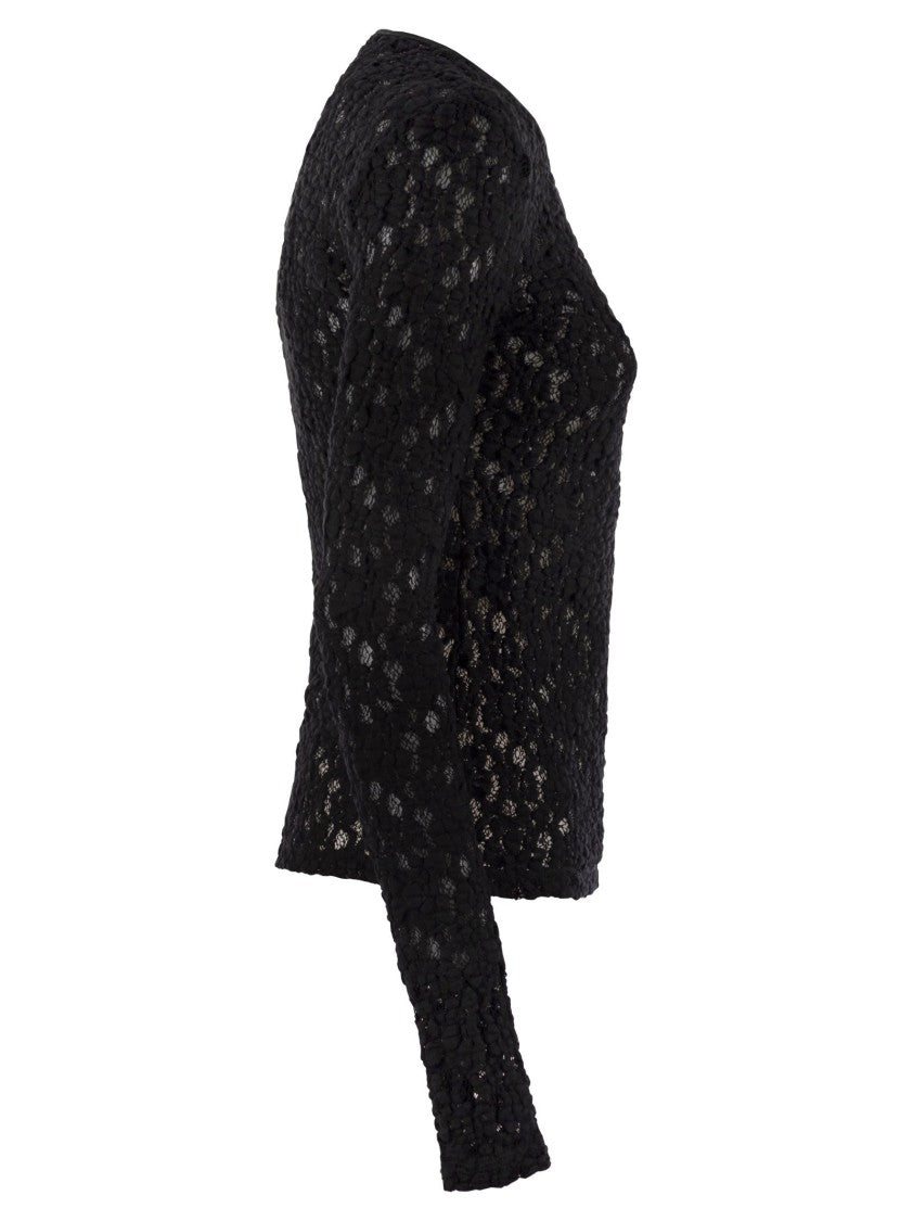 Max Mara Gennaio - Tight-Fitting Cloqué Lace Jersey