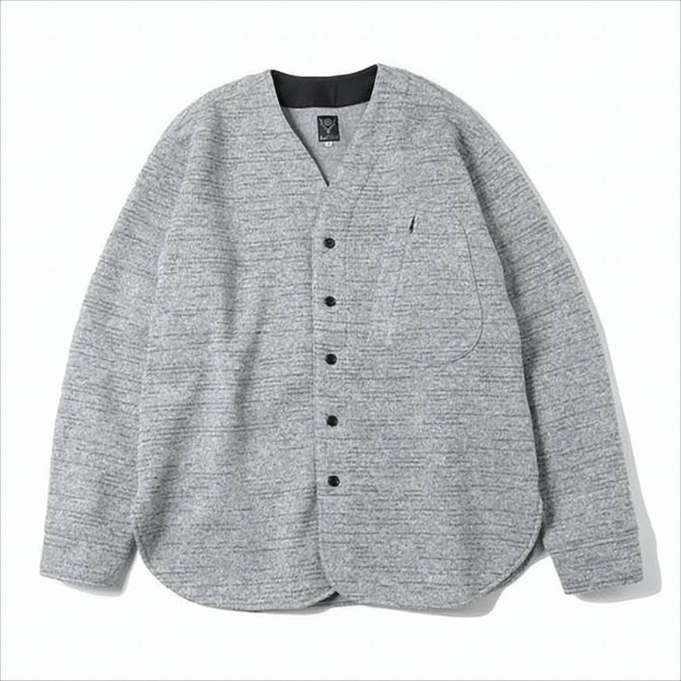 South2 West8 Textured Knit Cardigan With V-Neckline