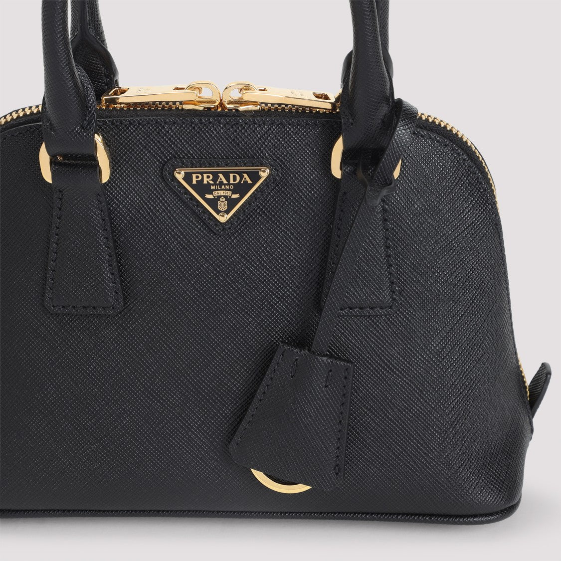 Prada Black Calf Leather Handbag