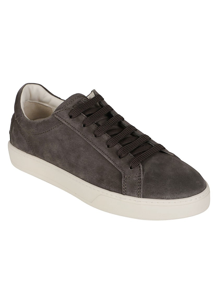 Tod's Refined Low-Top Sneakers With Off-White Rubber Sole