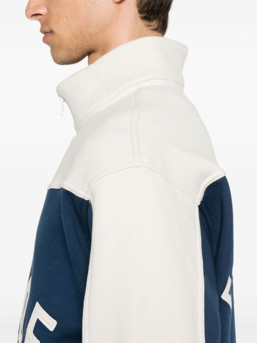 Rhude Contrast Varsity Cotton Sweatshirt