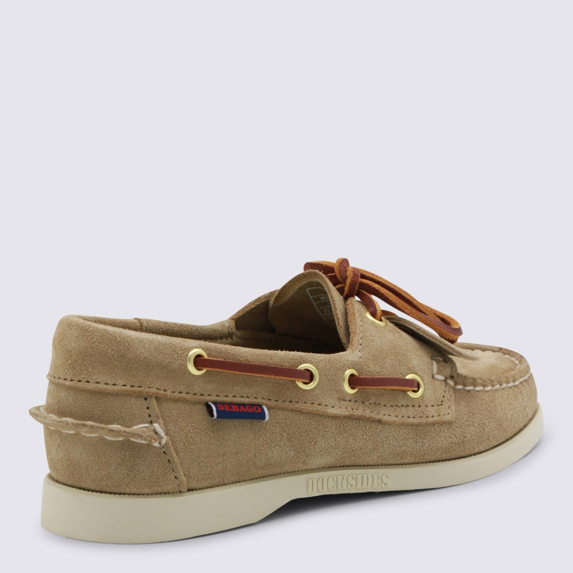 Sebago Classic Moccasin-Style Flats With Leather Lace Detail