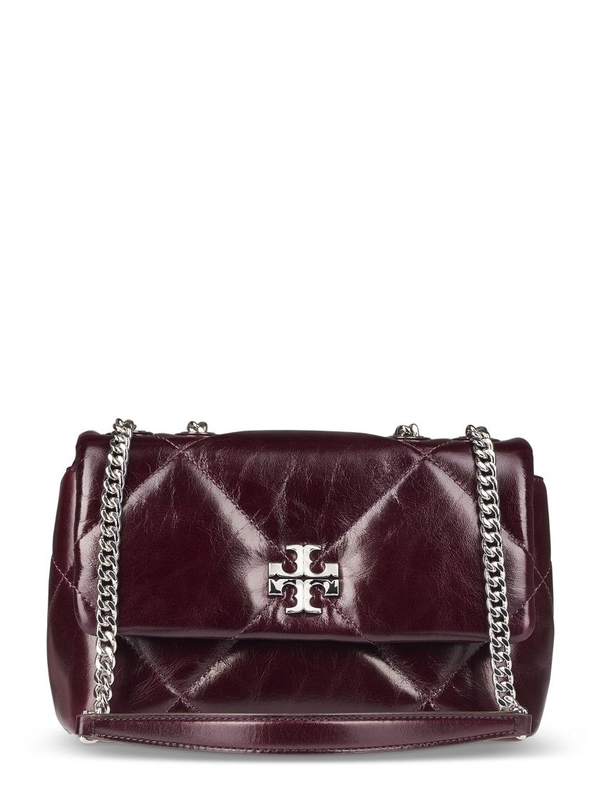 Tory Burch Kira Diamond Quilt Distressed Small Convertible Shoulder Bag