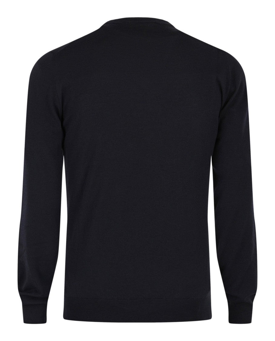 Slowear Zanone V-Neck Wool Blend Sweater