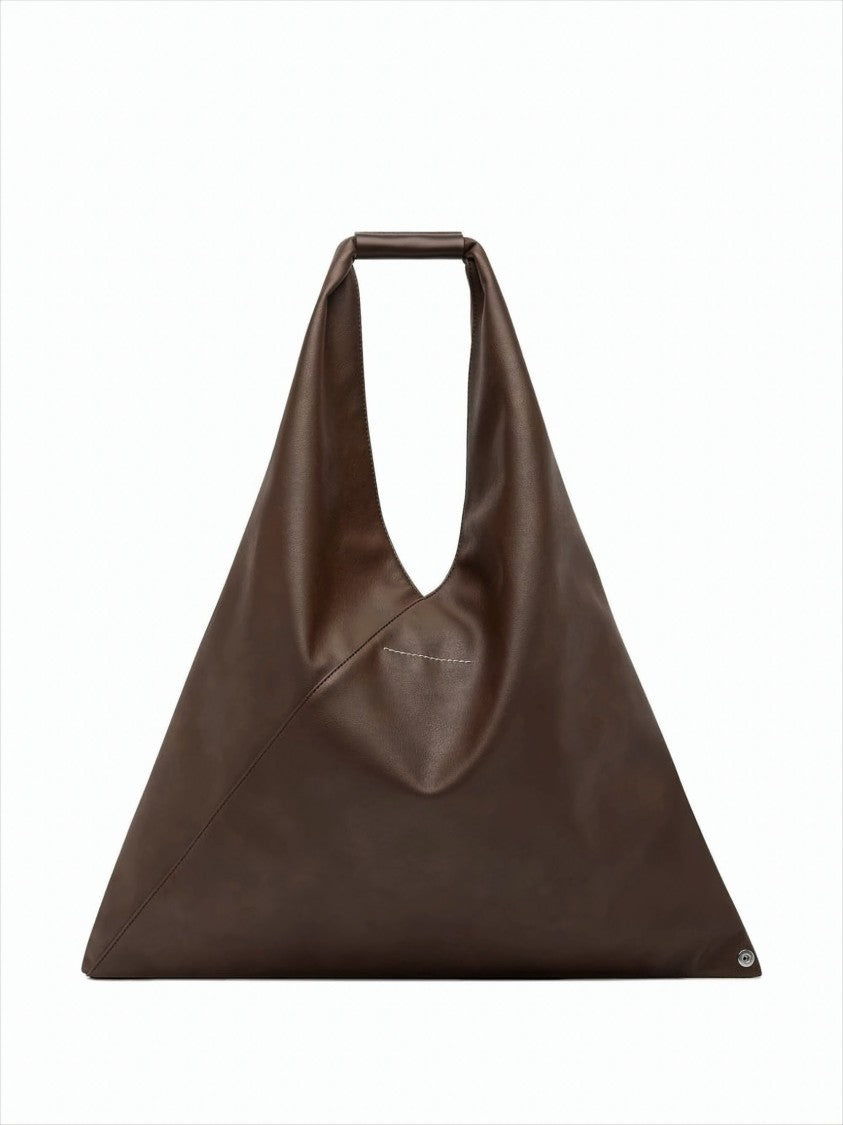 Mm6 By Maison Margiela Triangular Brown Bag