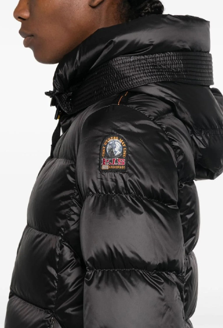 Parajumpers Puffer Coat With Quilted Design And Logo Detail