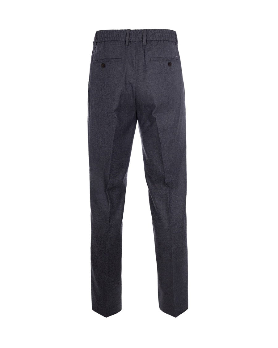 Emporio Armani Grey Virgin Wool Trousers
