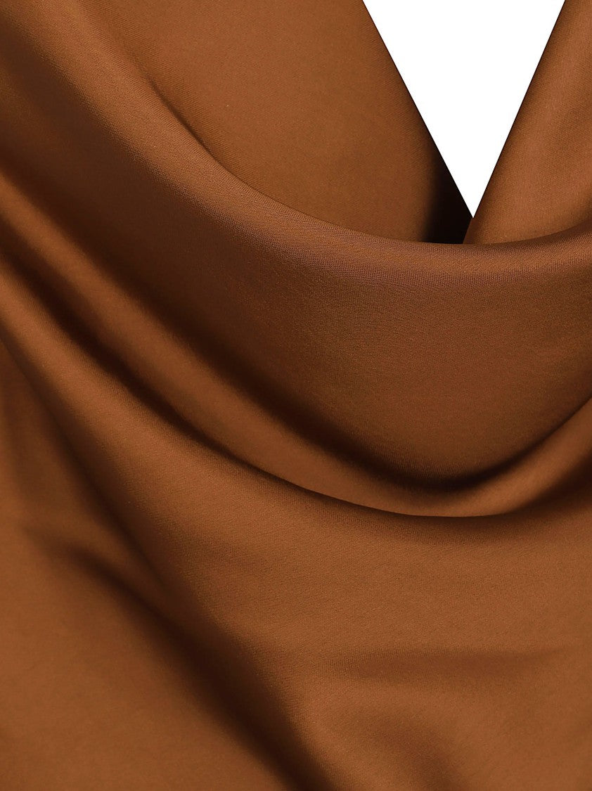 The Andamane Maxi Dress With Cowl Neckline