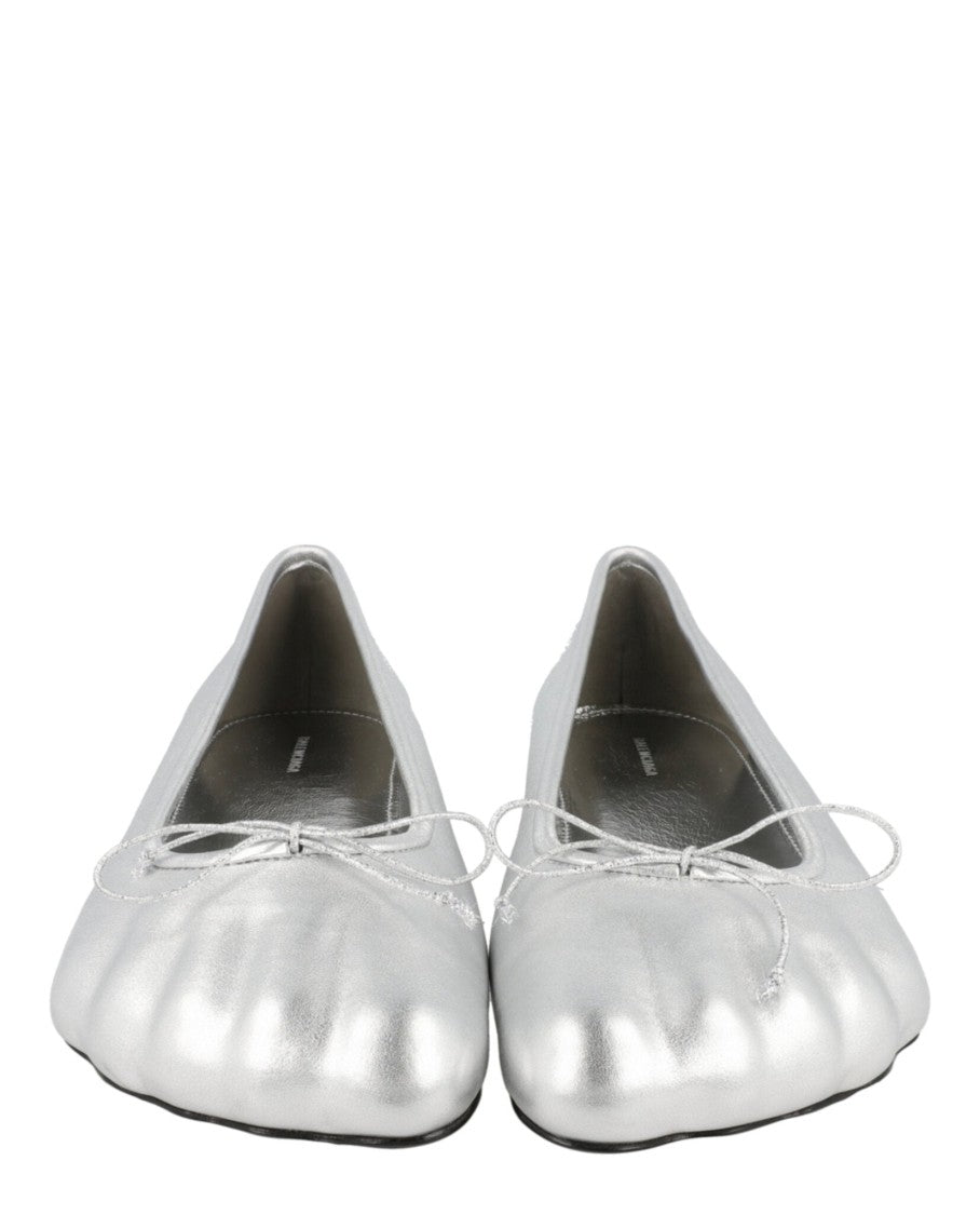 Balenciaga Anatomical Five-Toe Ridge Ballerina Flats With Top-Knot Bow