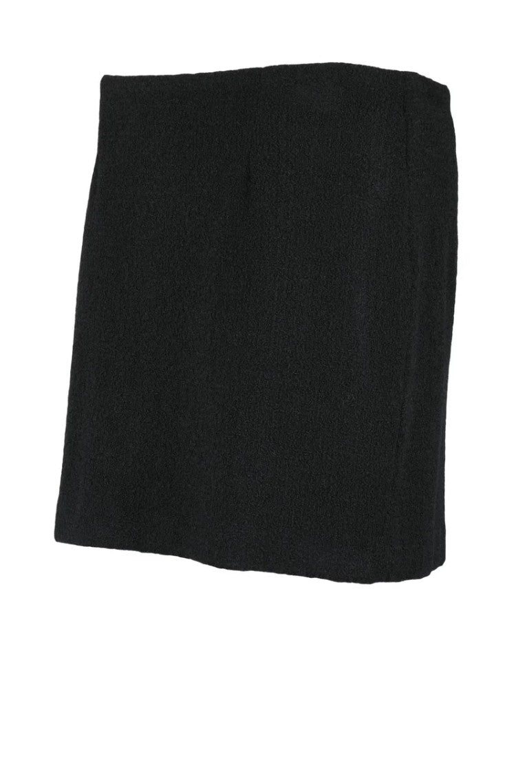 Tagliatore Mini Bouclé Skirt - Black