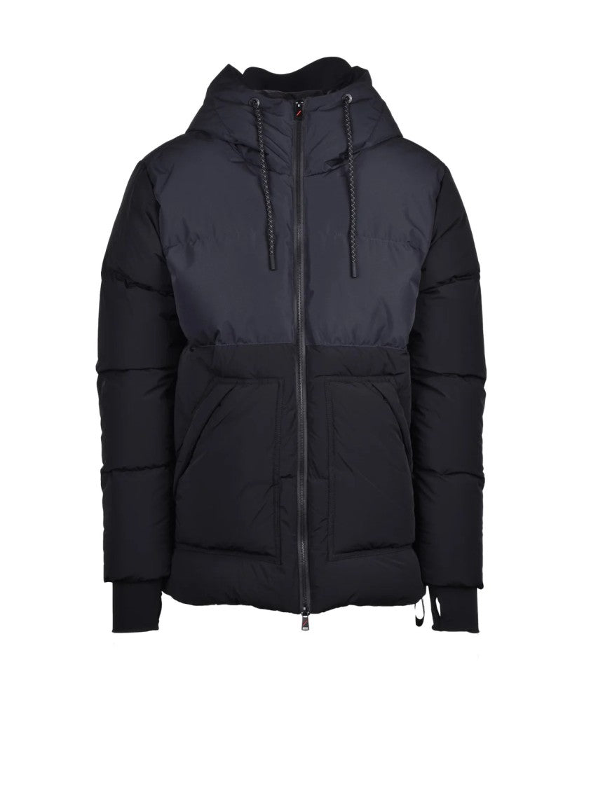 After Label Black Galena Technical Padded Polyester Down Jacket