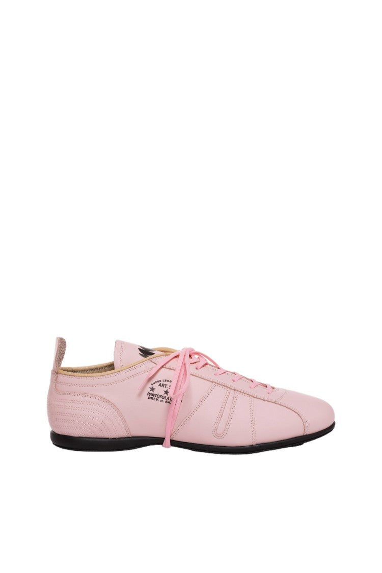 Pantofola D'oro Blue Soft Calfskin Archival Sole Sneakers