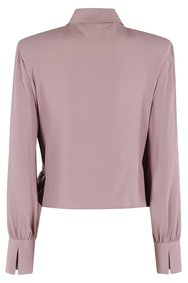 Federica Tosi Crossed Crepe De Chine Shirt