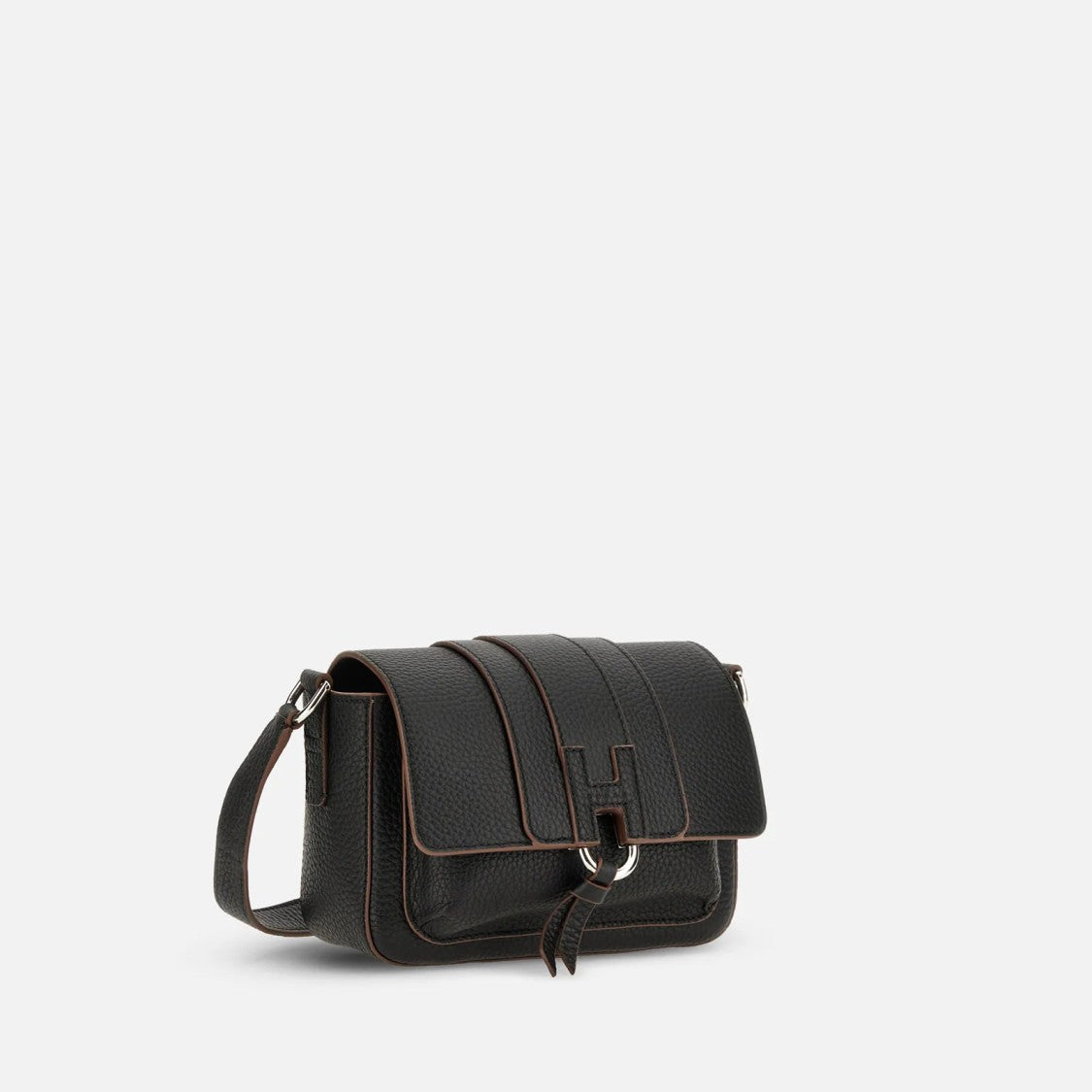 Hogan Black H01x Flap Bag Shoulder Bag