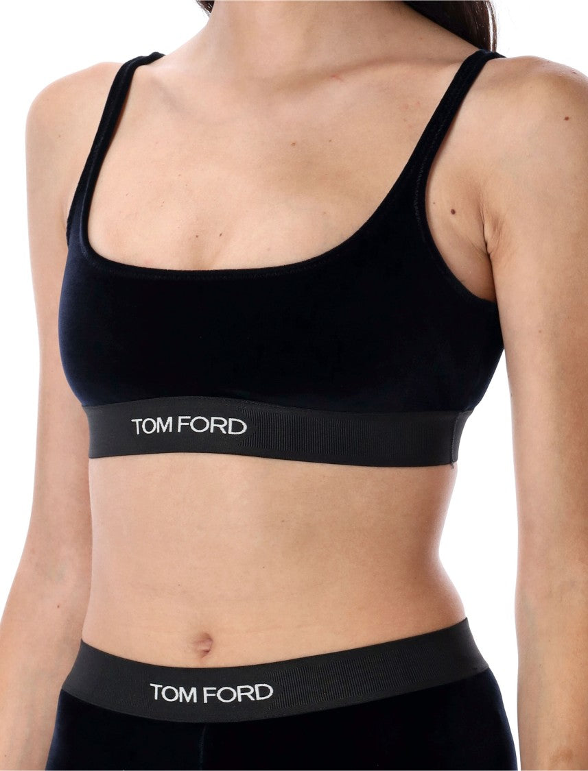 Tom Ford Stretch Velvet Bralette